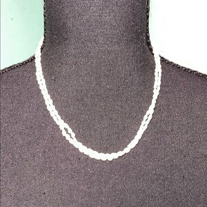 Elegant White Pearl Necklace